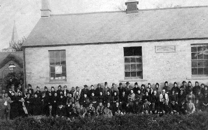 The opening of the Beaconsfield Hall, Shipton, in 1885.