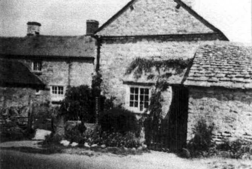 'Top house', Blenheim Cottages, Burford Road about 1945