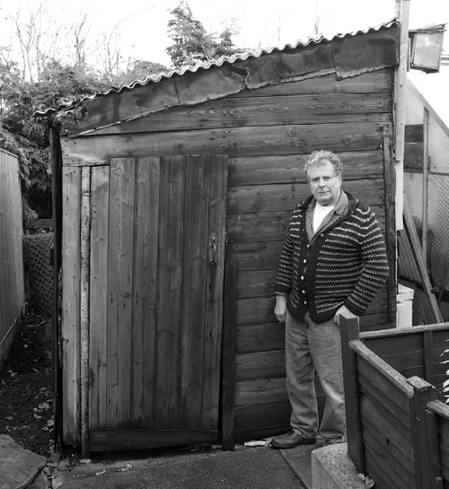 Charlie recycles the old Vestry Door