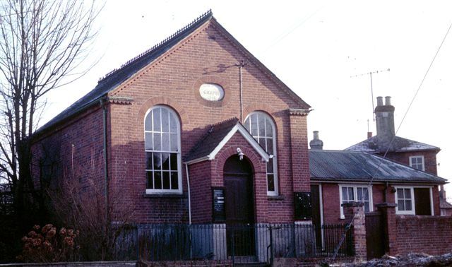 Oakley Hampshire a typical Primitive Methodist village chapel