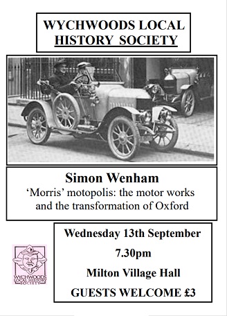 Wychwoods Local History Society Evening Talk Poster