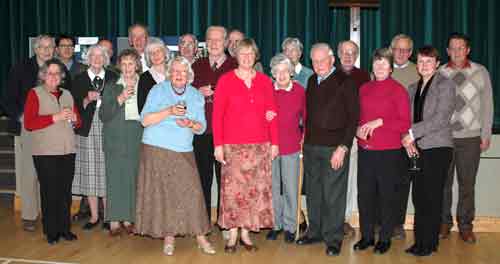 2006: 35th anniversary of the Society at Beaconsfield Hall. Back row – Jack Howard…