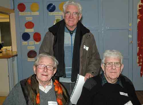 The Society invited senior Wychwood citizens to view archive photographs in 2007. Left to…