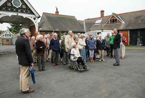 The WLHS organised a visit to Bletchley Park in 2007. Front left Tom Jourdan