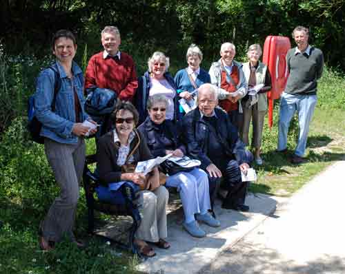 WLHS members on a Liz Woolley Oxford walk. The Society did two of these…