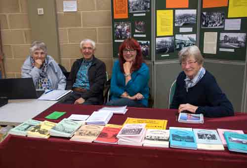 Paula Nielsen and Janet Wallace manning the WLHS stall inside New Beaconsfield Hall at…
