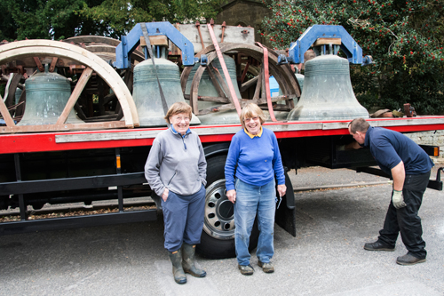 Bells from St Marys Shipton about to leave for refurbishing in 2018 at Loughborough.…
